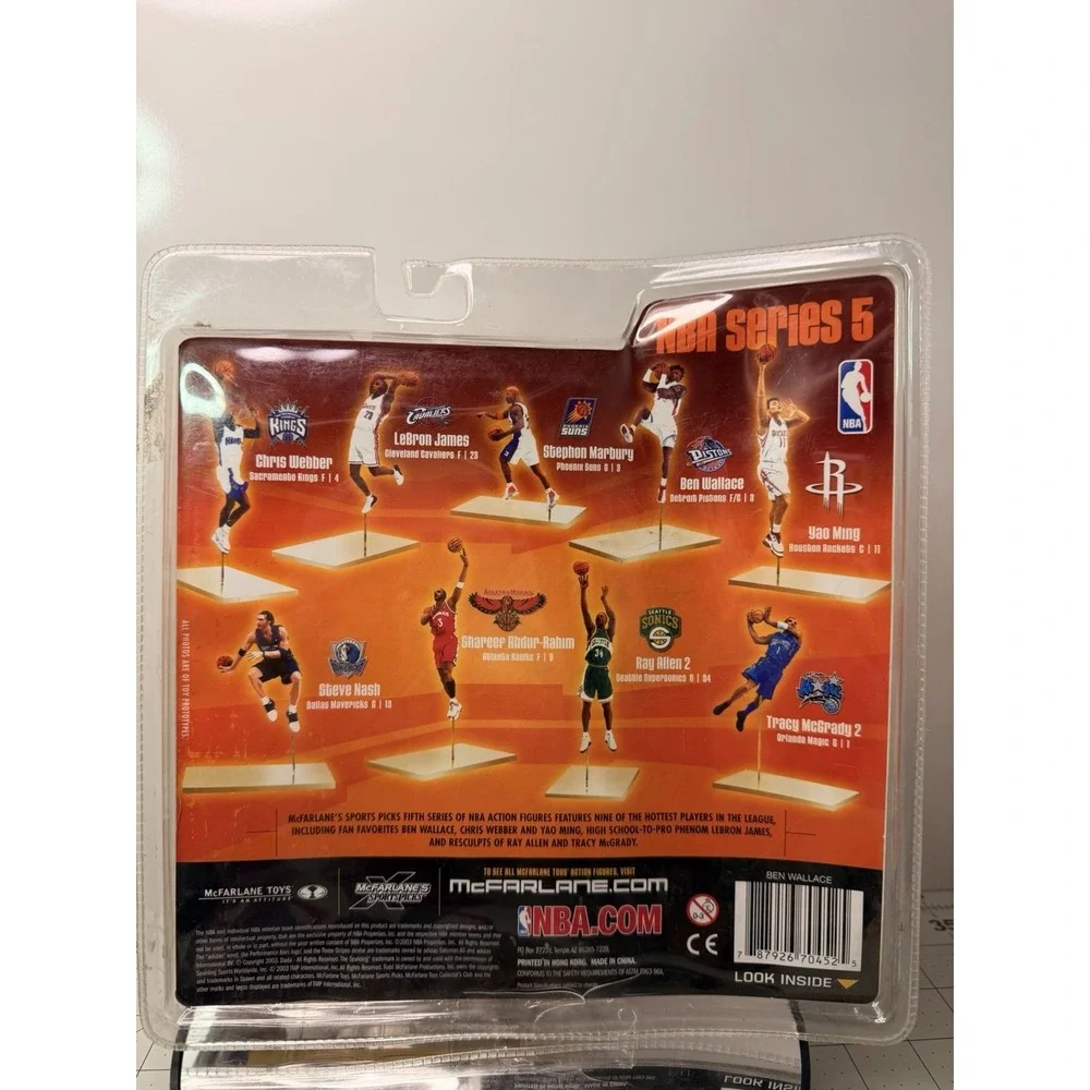 McFarlane's Sports Picks NBA Series 5 Ben Wallace Detroit Pistons Figure